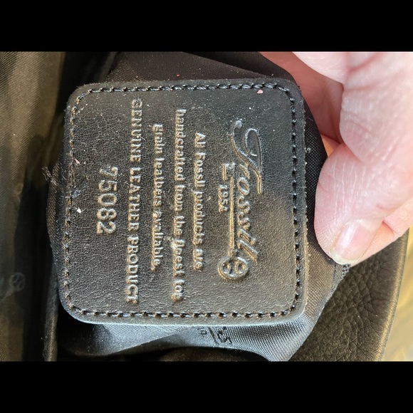 Vintage Fossil Leather Crossbody Bag - Picture 7 of 7